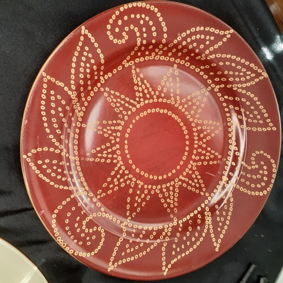 Pier 1 Vtg {4} Boho Matira Salad Plate Set of 4 - Picture 5 of 16